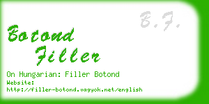 botond filler business card